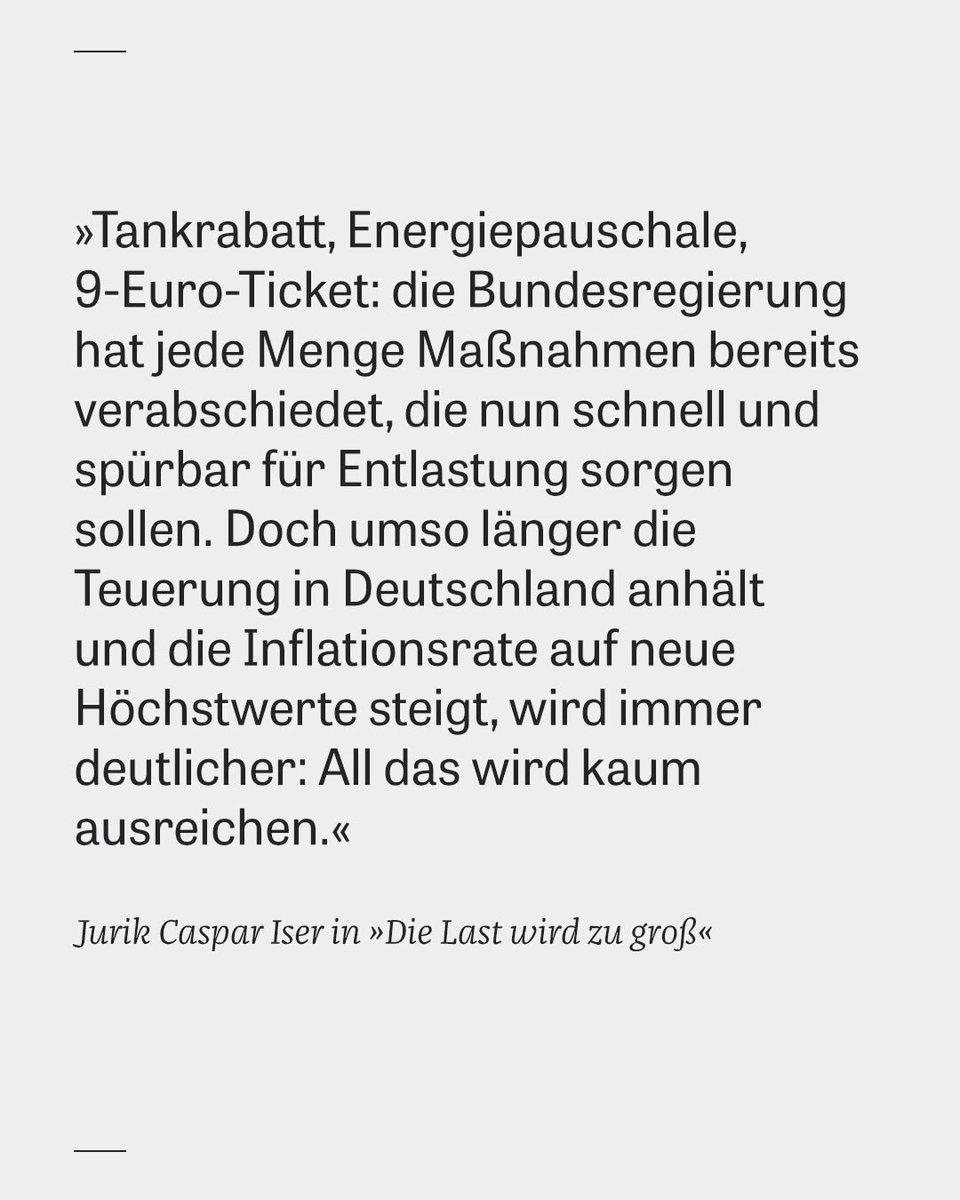 ZEIT ONLINE (@zeitonline) on Twitter photo Die Bundesregierung will wegen der #Inflation fĂŒr weitere Entlastung sorgen â und streitet ĂŒber die Mittel: soziales #Klimageld oder Steuerreform? Gut wĂ€re beides zusammen, analysiert unser Autor <a href="/JurikIser/">Jurik Caspar Iser</a> : trib.al/hJBceBv Die Bundesregierung will wegen der #Inflation fĂŒr weitere Entlastung sorgen â und streitet ĂŒber die Mittel: soziales #Klimageld oder Steuerreform? Gut wĂ€re beides zusammen, analysiert unser Autor <a href="/JurikIser/">Jurik Caspar Iser</a> : trib.al/hJBceBv