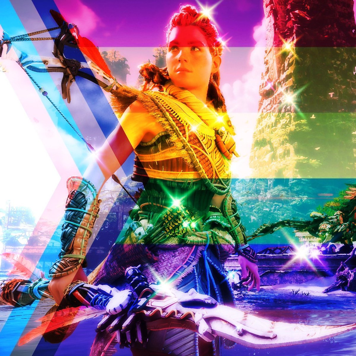 #NewProfilePic for #PrideMonth22 made by @LoveeSugawara.