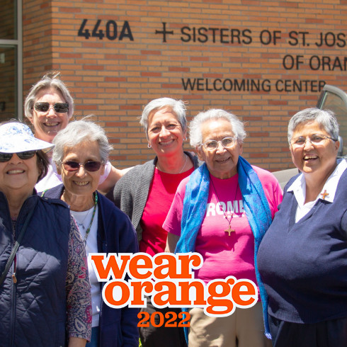 On June 3, 2022— Nat'l Gun Violence Awareness Day— the Sisters of St. Joseph will join in #WearOrange. We come together to call attention to the gun violence crisis taking more than 110 lives and wounds hundreds more in the US every day. More- wearorange.org