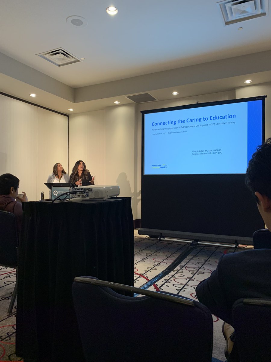 laragurneyRN's tweet photo. #QF22 has been fantastic! One great session among many: the fabulous @KalanRn presenting connecting the caring to education #vghicu ✨@BCPSQC @VCHhealthcare https://t.co/k1A2r1IKbT