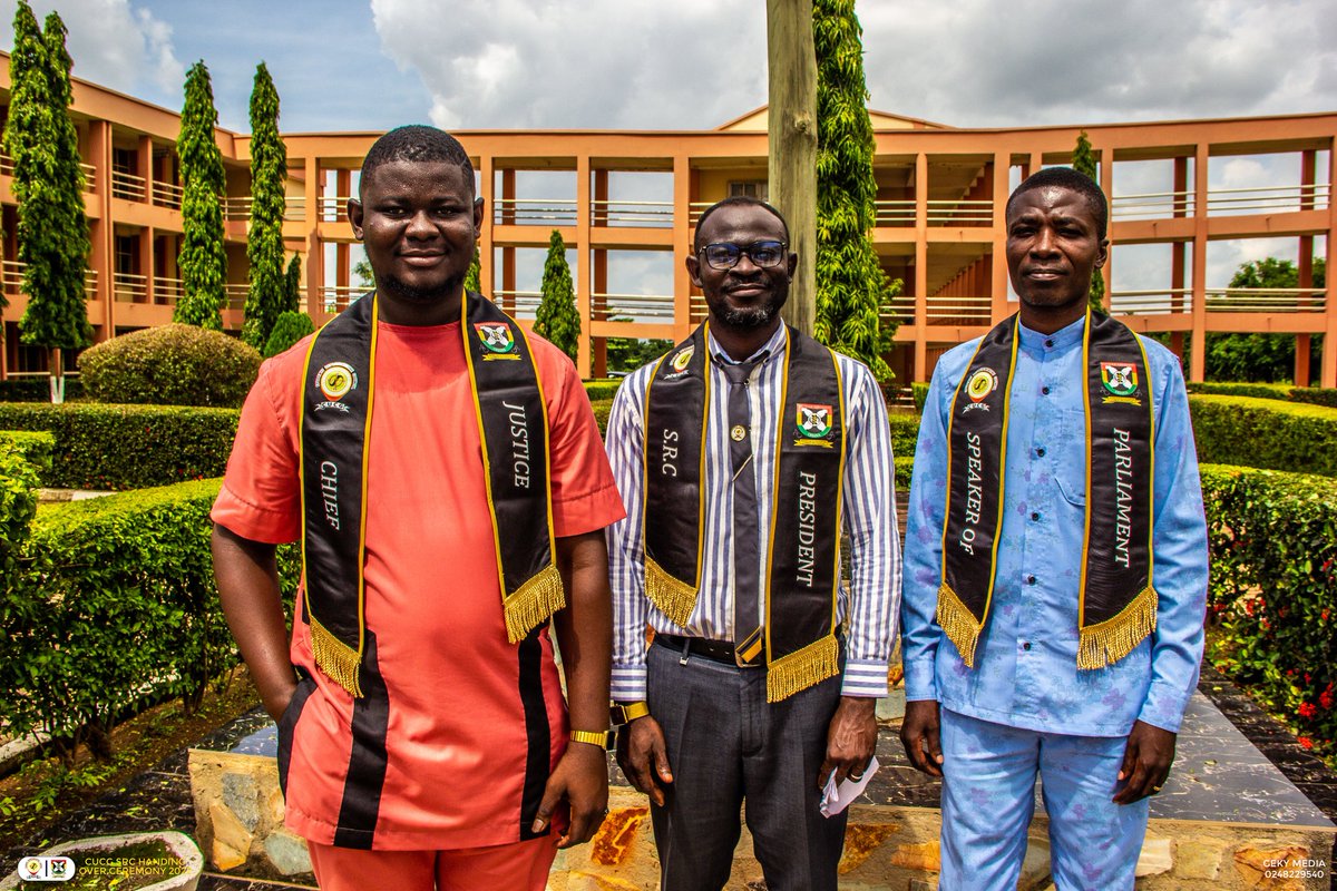 cugsrcofficial's tweet photo. Meet the big 3 of the face of CUCG SRC.
L - Justice Boakye Agyemang Raphael (Chief Justice)
M- His ExcellenAchine Quaque Raphael (President) 
R- Rt. Hon. Speaker Ps. Isaac Marfo (Speaker of Parliament)
https://t.co/uHIRNVUyeV

#cucgsrc
#gekymedia https://t.co/0R8GJnQvjS