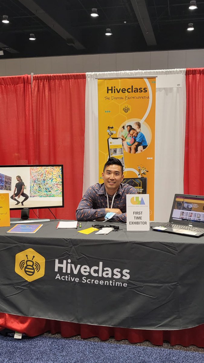 hiveclass's tweet image. We’re all set up at Booth 127 for #CLA2022Conference! Come and see us! @CalLibAssoc