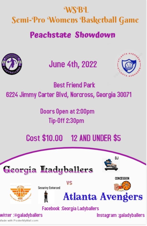 galadyballers's tweet photo. @CityofDecaturGA Peach State Showdown; this Saturday... We need Decatur to show up and show out..Support your Ladyballers as we try to continue to stay on the winning path.. All Middle School and High School females $5

We Are A Team Built By The Community, For The Community... https://t.co/7uunmM3UMu