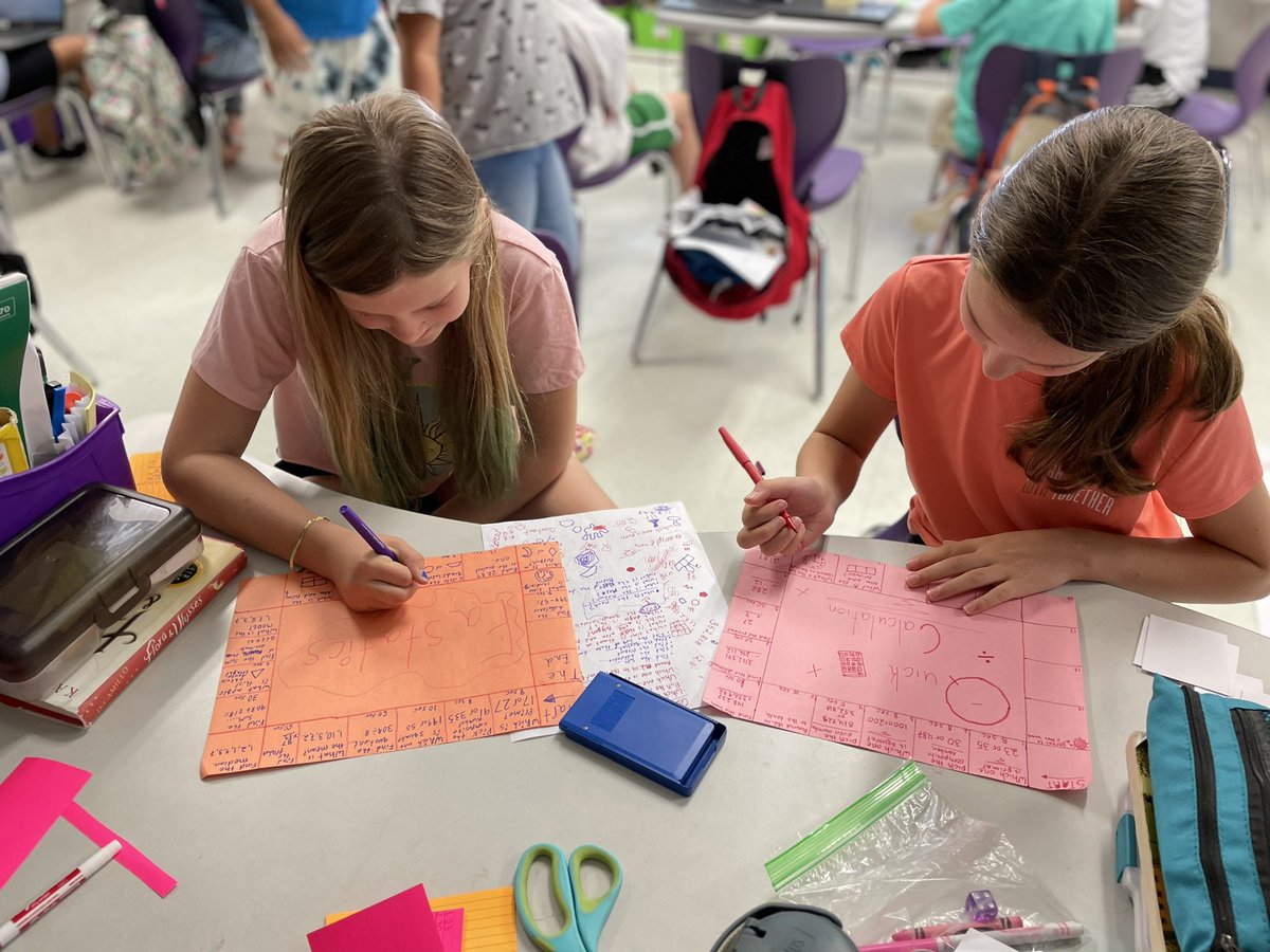 parrclass's tweet photo. Working on creating their math games to play next week @StratfordLndgES https://t.co/X1Hg4oQT0Z