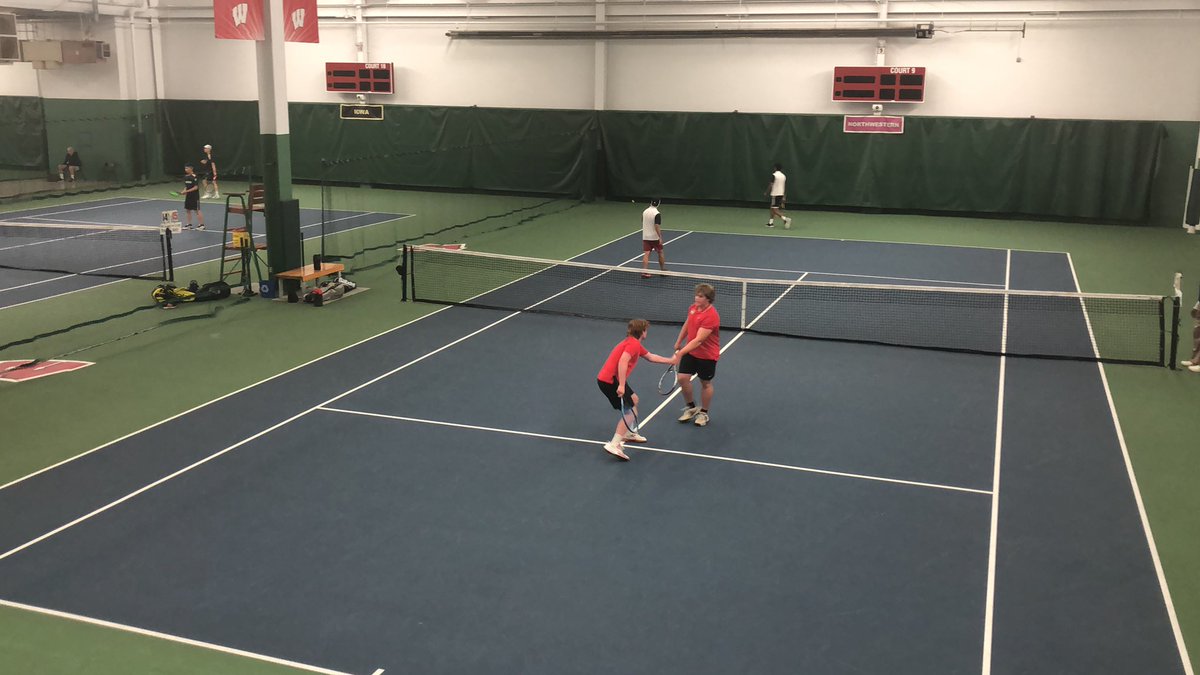 Connor and Eric battled in a 6-4, 1-6, 7-10 first round loss at the state tourney. So proud of their hard work and effort throughout the entire year! #RaiderStrong <a href="/PulaskiRedSea/">Pulaski Red Sea</a>