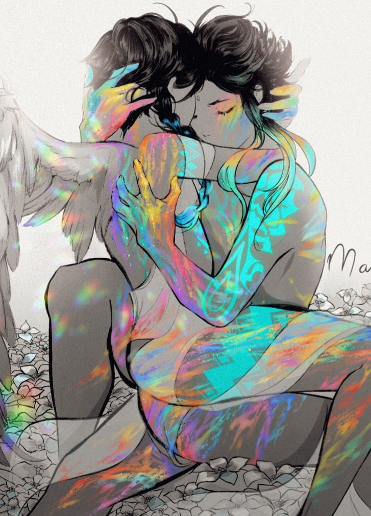 mary_firefly's tweet photo. Closer ❤🧡💛💚💙💜 #xiaoven https://t.co/ajhYknaLyB
