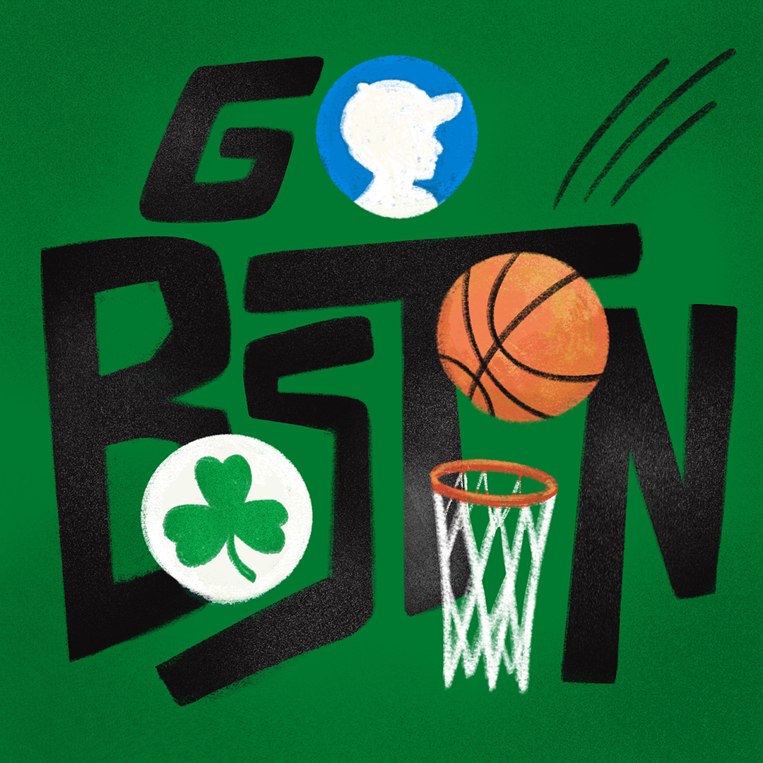 TheJimmyFund's tweet photo. Sending lots of 🍀🍀🍀 to our friends the @celtics tonight as they head into Game 1 of the NBA Championship! #DunkonCancer https://t.co/DWNUktNU8k