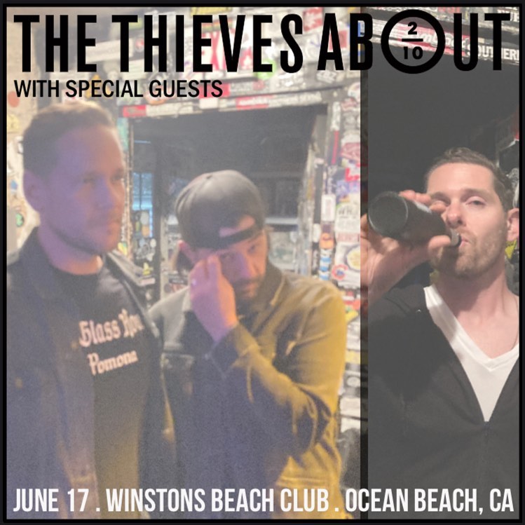 🚨 The Thieves About hitting up <a href="/WinstonsOB/">Winstons Beach Club</a> on 6/17! 🚨 #thethievesabout #livemusic #sandiegomusicscene #altrock #aternativerock #winstonsob #sdmusic #sdmusicscene #newmusic #oceanbeach #ob