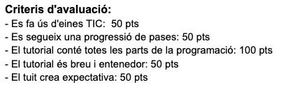 ElPlanButterfly's tweet photo. REPTE 13: Tutorial

La papallona arriba a la seva màxima evolució. Això ja toca el final. A continuació us deixem un TUTORIAL en format infografia per si us oblidau de com es fa una PROGRAMACIÓ.

Esperem el vostre feedback! https://t.co/5xBrnQQ563