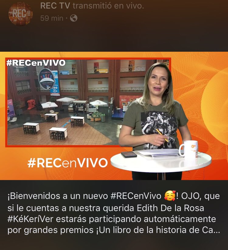 RECTV13's tweet photo. ¿Te perdiste nuestro #RECenVivo junto a @edithdelarosa 🥺? Revive lo mejor de nuestro gran programa online ¡Que entrega premios semana a semana, recordando lo mejor de la TV retro! 🤩 https://t.co/QzKAEz208l https://t.co/5dsQzVBrJw