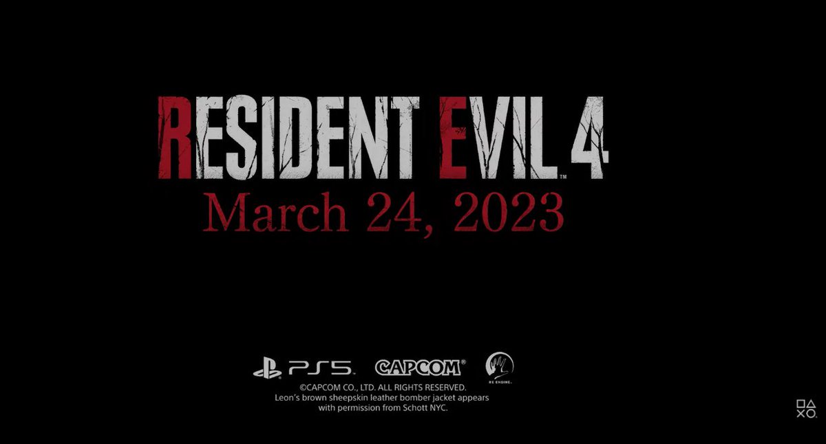 TwinRebirth's tweet photo. Resident Evil 4 Remake para abrir el streaming, con fecha y todo. Nada mal. #ResidentEvil #ResientEvil4 #ResidentEvil4Remake #PS5 #StateOfPlay https://t.co/ozbE9OONif