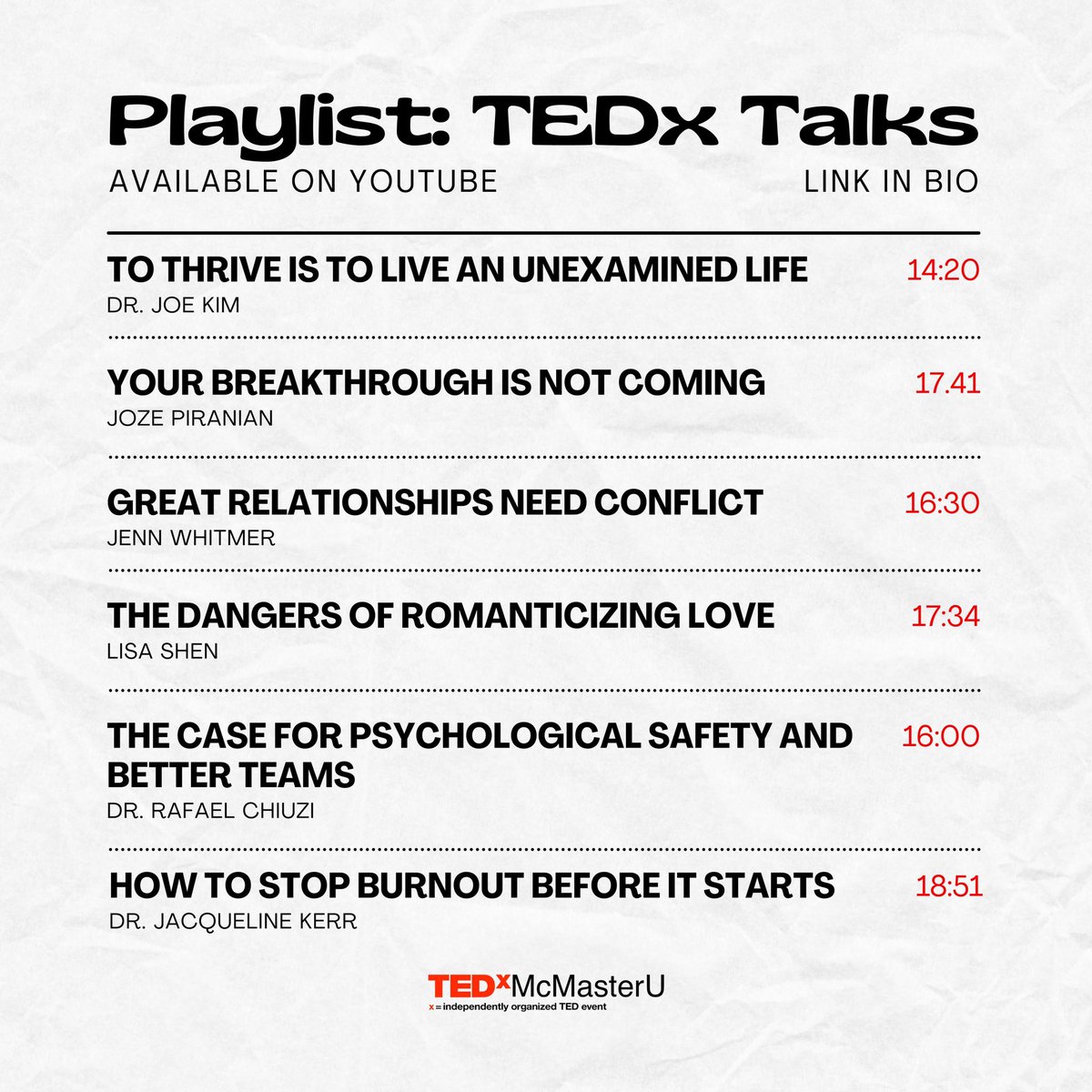 TEDxMcMasterU tweet media