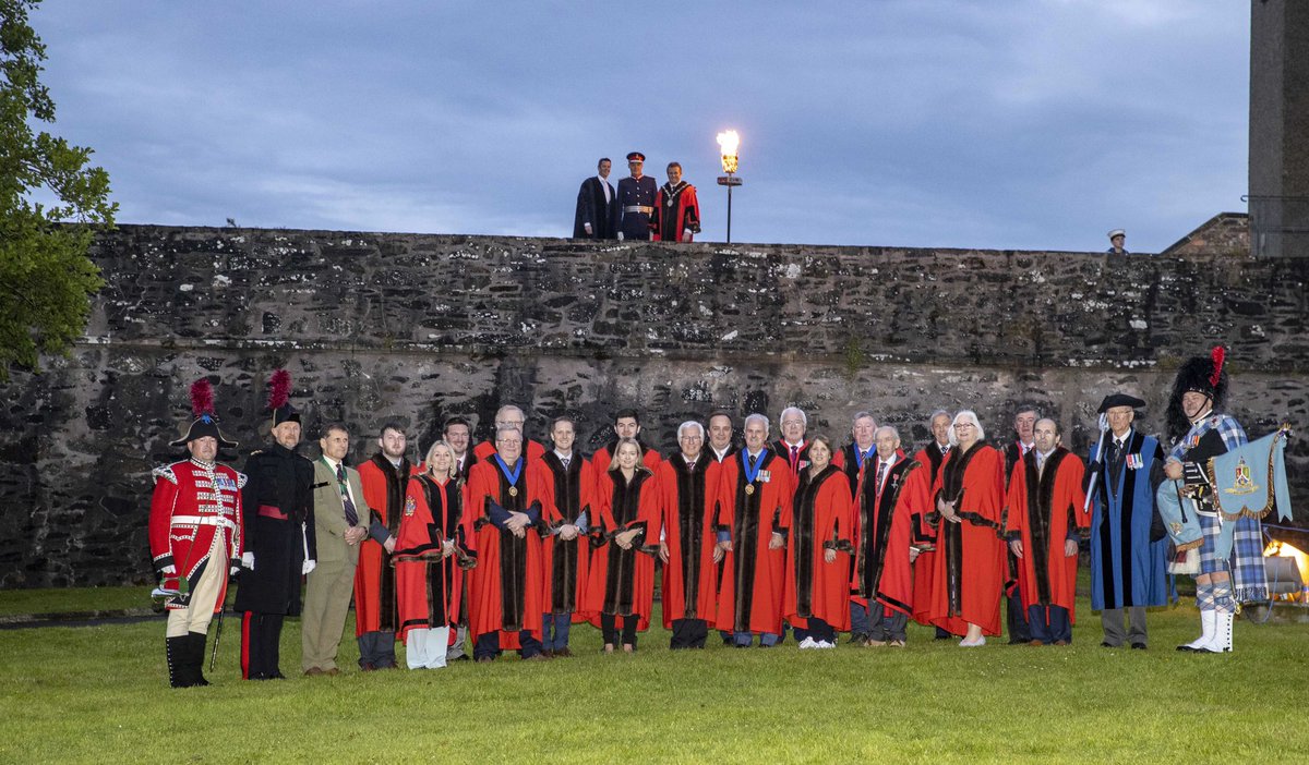 The community of Lisburn &amp; Castlereagh came together this evening at the council’s beacon lighting at Hillsborough Fort in Royal Hillsborough to celebrate the Queen’s Platinum  Jubilee. 

LLt of County Down Mr Hamilton lit the beacon with Mayor of Martin &amp; David Burns, CE.