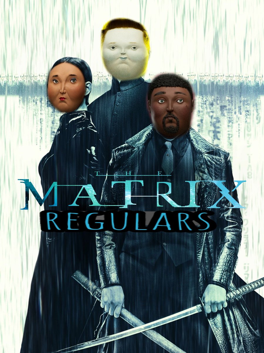 Chill night in with my two favs...Pizza and The Matrix @Regulars_NFT edition.😐🛸
