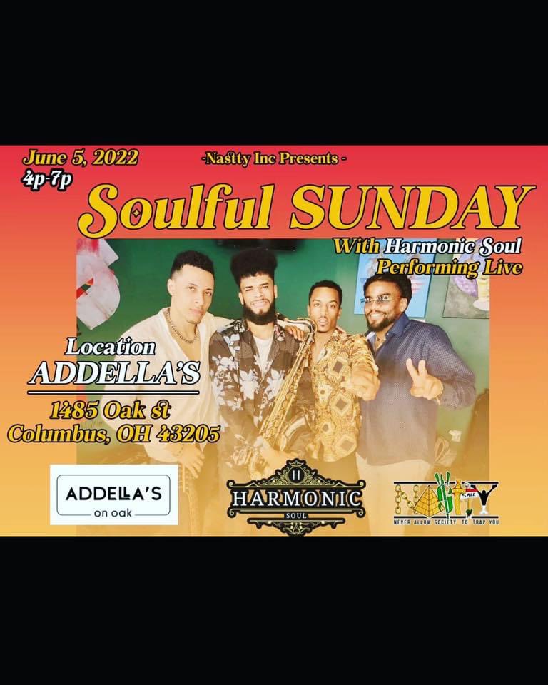 This Sunday <a href="/HarmonicSoulBnd/">Harmonic Soul</a> will be performing!