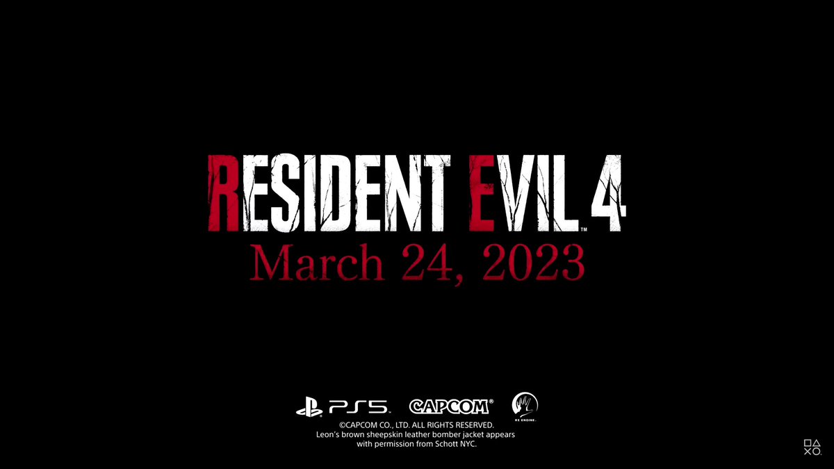BiohazardFrance's tweet photo. Annonce de Resident Evil 4 sur PS5 pour le 24 mars 2023, avec du contenu pour PSVR2 en développement. #REBHFun https://t.co/rce0BsJW0E