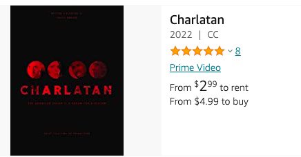 twoWproduction's tweet photo. Good news! You can now buy Charlatan on Prime Video! https://t.co/uWH9L3east
