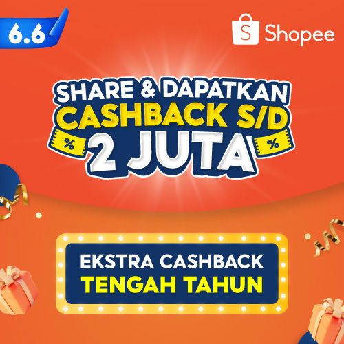 GRATIS Voucher Cashback s/d 2JT! Caranya gampang, klik link &amp; ajak teman kamu menang bareng! shp.ee/zpp5fs9ukxd