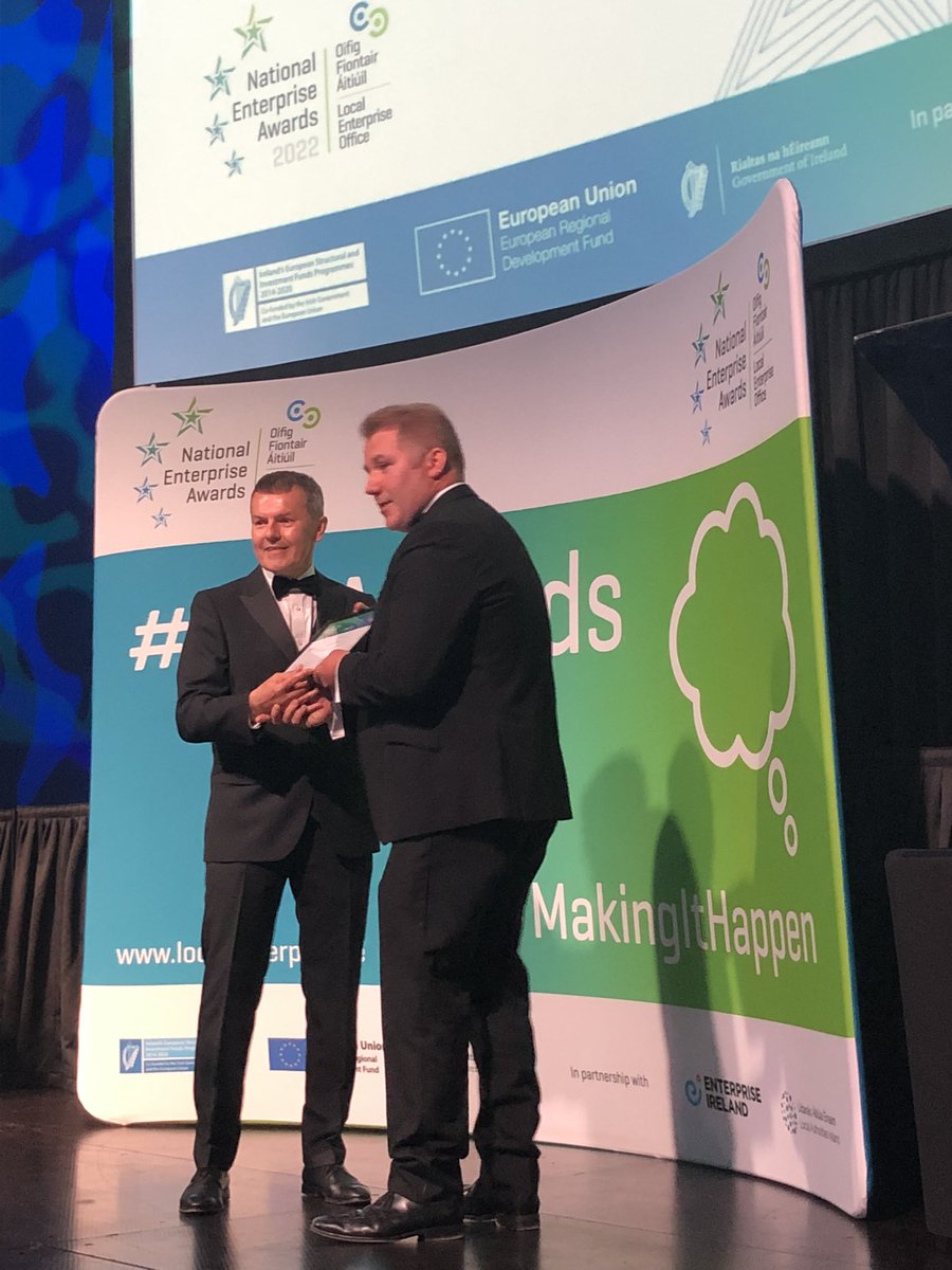 MeathLEO's tweet image. Great to be out at the #NEAwards  with our Meath finalist Daniel Spaight #RoboApply  with @Damien_English  #MakingItHappen