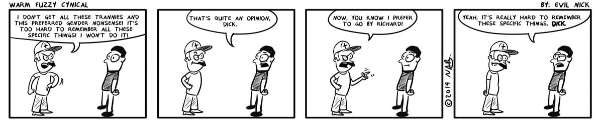 ManicPixJeepGrl's tweet image. From my comics, @TrueEvilNick 
#warmfuzzycynical 

Huh, I have more gay ones than I thought