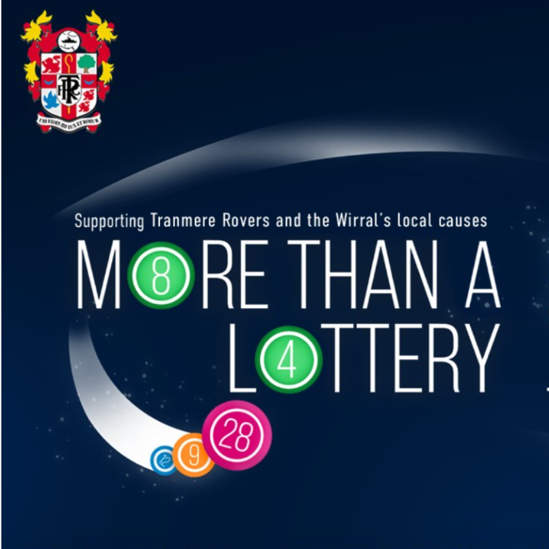 TranmereRovers's tweet photo. 🎱 More Than A Lottery supporting our community tickets scheme

Sign up for as little as £1 a week and win some amazing prizes whilst supporting the Club's community ticket scheme

Want another kit teaser? RT this post 100 times and we will share a sneak peek on Saturday

#TRFC