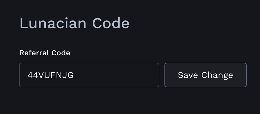 ChuckFresco's tweet photo. I got my @AxieInfinity  Lunacian Code! Hoping it will be a little more customizable in the future, but its good first step!

You can set which creator you would like to support in your Dashboard  -> Account Settings

Lunacian Code: 44VUFNJG

#axieorigin https://t.co/F0a4nMEt45