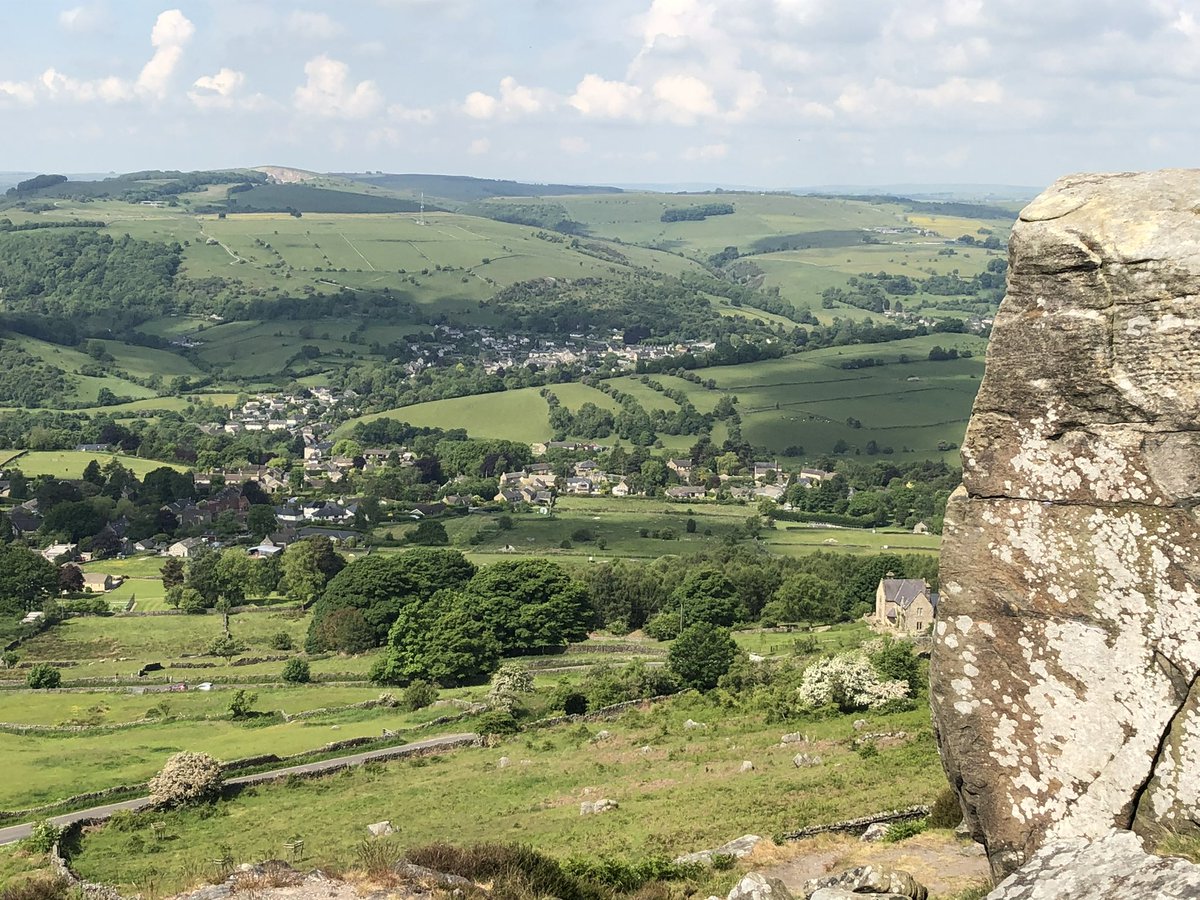 Cracking day out in the #peakdistrict 8.5 miles covering Curbar Edge, Grindleford, River Derwent and Calver. @nubble