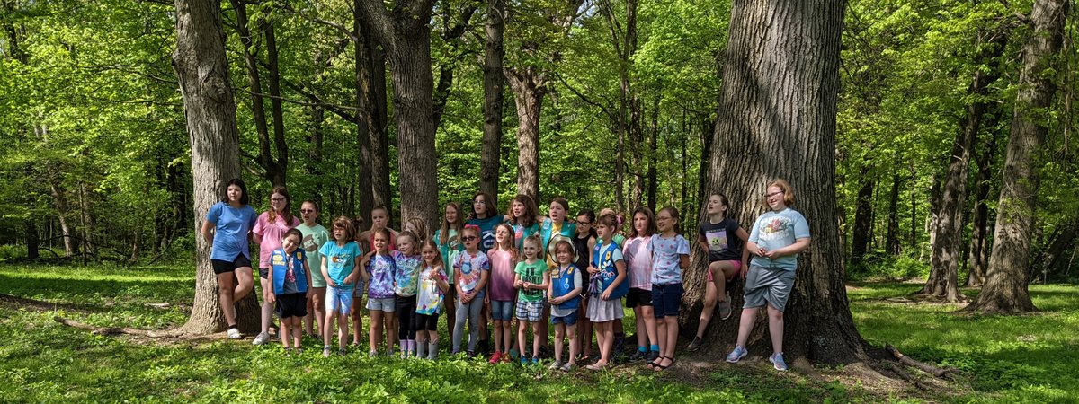 GSNEO's tweet photo. Service Unit 931 participated in the Girl Scout Tree Promise initiative by planting saplings with the naturalists at Portage Lakes State Park! @ohiodnr https://t.co/Yc6UFPuQqQ