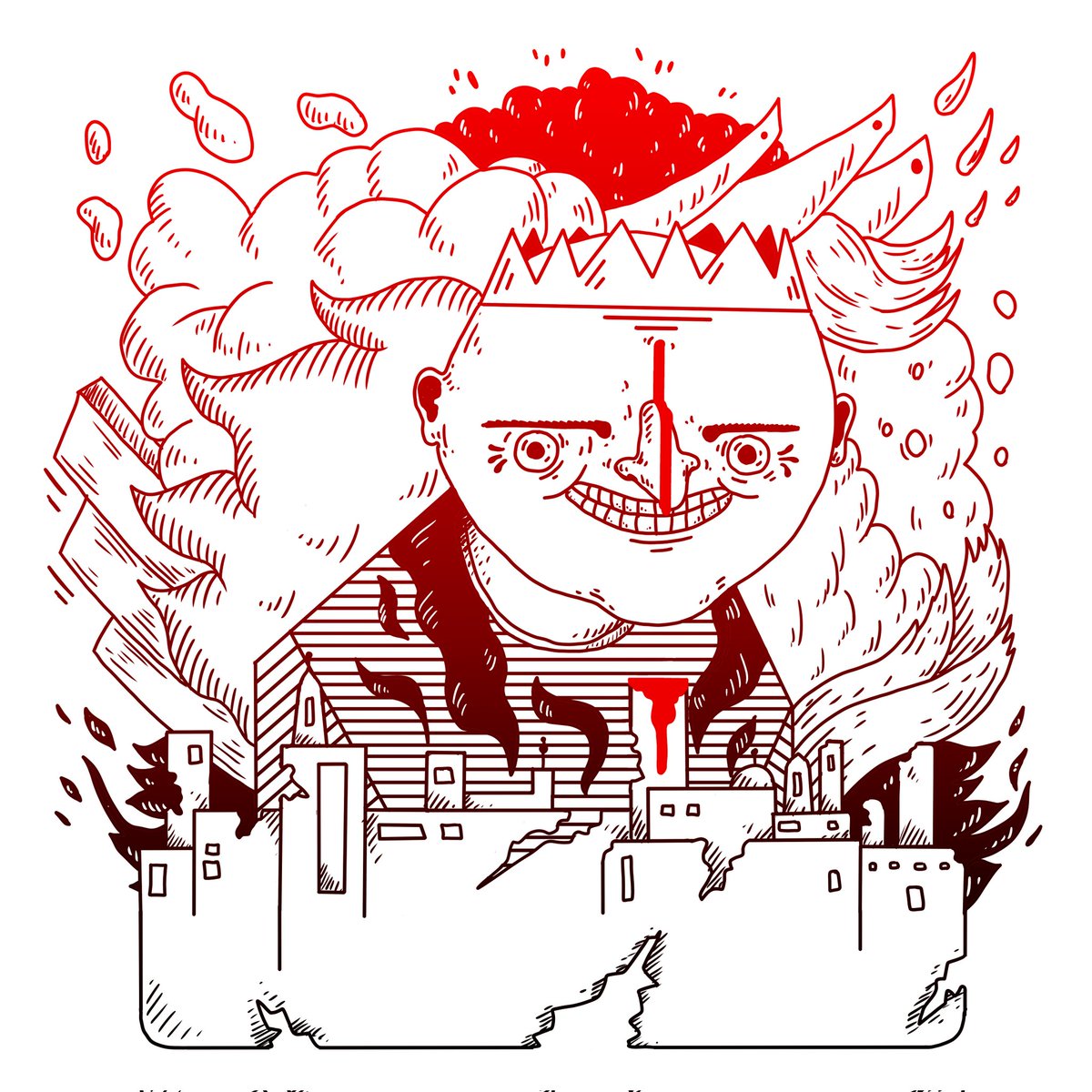 "KING"
Like a child who destroys his toys when he is upset, he takes the life of one of us when he is upset.5000x5000px
◾my first drop on <a href="/rarible/">Rarible</a>
◾10/10 available
◾3XTZ
#NFTSPACESHIP #NFTartist
#tezos #tezosart #NFTCommunity #rarible
rarible.com/token/tezos/KT…