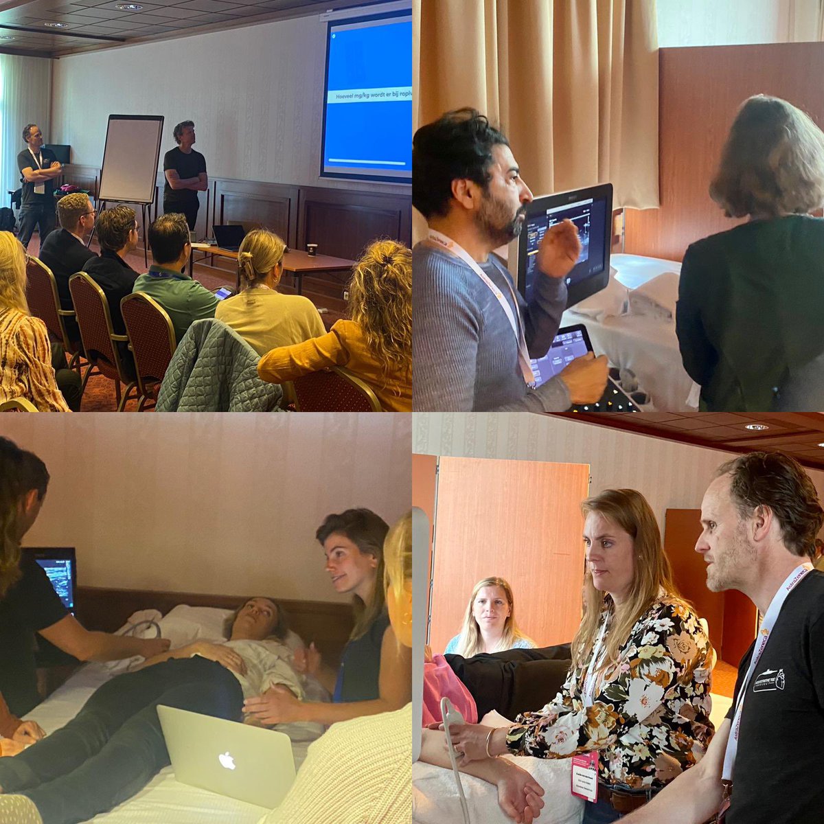 pocusnl's tweet photo. POCUS @CongresNvsha 2022! Fun+experience+practice = new skills = better patient care, with the speed of (ultra)sound ⚡️@DutchEUS @BestuurNVSHA https://t.co/jSIRtW2kul