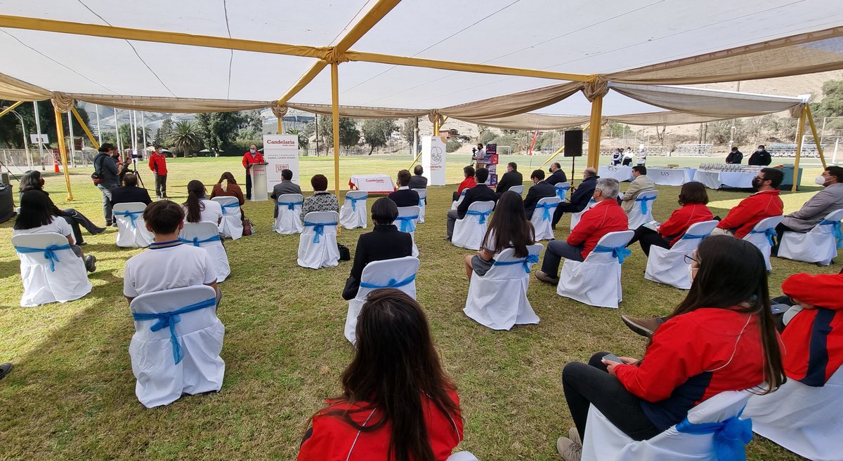 CCMCandelaria's tweet photo. Junto a la alianza #CCMEleva, lanzamos el Programa de Acompañamiento para la Obtención del Sello de Calidad CCM, que permitirá a tres liceos de #Atacama, generar ofertas educativas alineadas con la demanda laboral minera.
#CandelariaVecina #SomosLundinMining https://t.co/zmJdbwdoUW