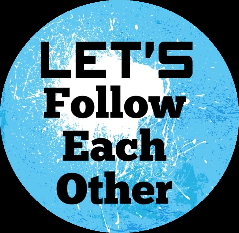LeroyEdwards60's tweet photo. #TEAMSTALLION 🐴
#1DDRIVE 💖
#TEAMKINGFOLLOW 👑
#TEAMWOLFPACK 🐺
#TEAMTATI 🌻
#TEAMFRIEND 🙋🏿‍♂️🙋🏽‍♀️🙋
#MATEFOLLOW 👊🏿
#FRIENDS4EVER 🙂
#GAINWITHPETAL 🌸
#GAINWITHLIONS 🦁
#TEAMDINAMICAS 👌🏿
#TEAMTOGETHERFOREVER 
#EASYFOLLOWAYYY 
100% I FOLLOW BACK 100% https://t.co/hN4fnarT8Z
