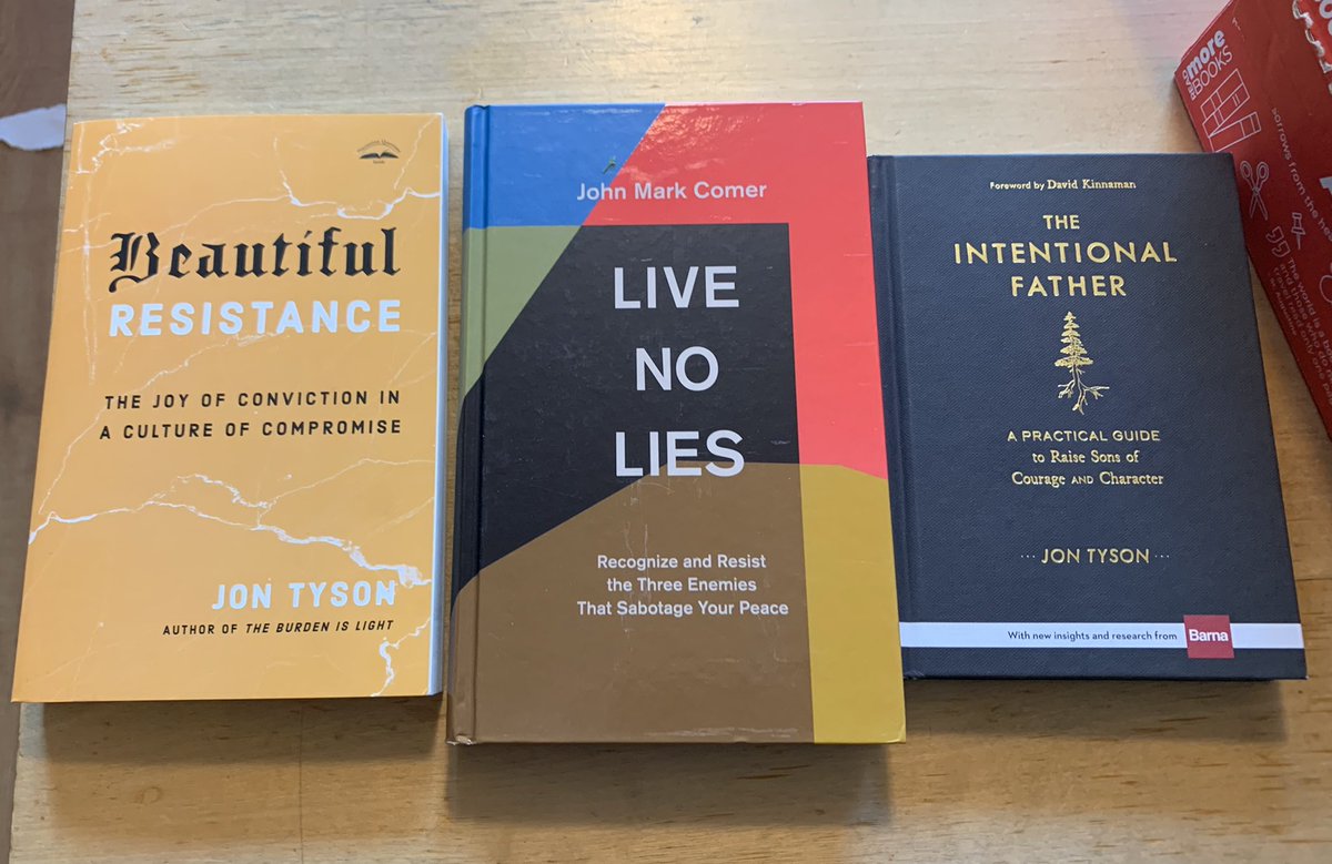 celsius44's tweet photo. The summer reading just landed! So excited for the summer! Just a week more of school and then… @JonTyson @johnmarkcomer https://t.co/w5ASy3xehu