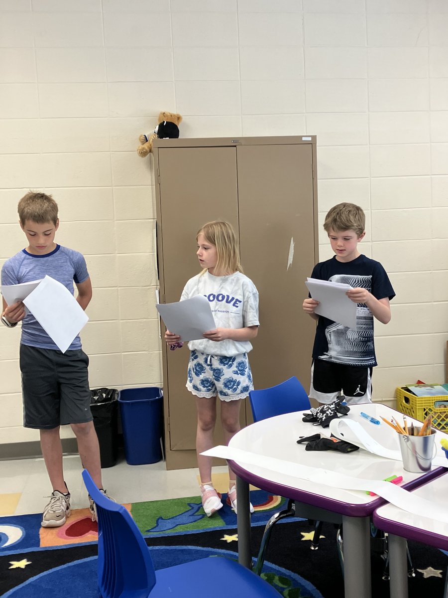 Reader's Theatre Fun in Extended Learning. 
#findingjoy67 #cherokeeinsipires