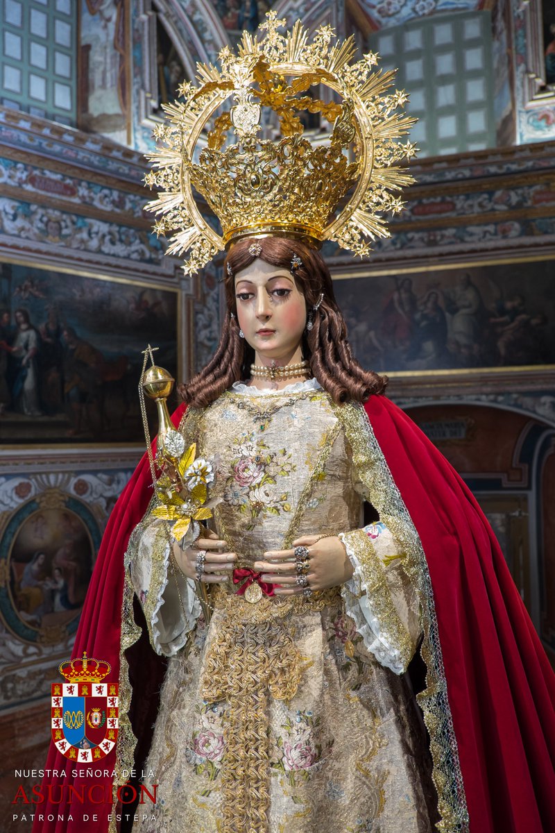 HdadAsuncion's tweet photo. VOLVIÓ LA VIRGEN

Nuestra Patrona Bendita ya se encuentra de nuevo en su pueblo, en su casa. 

#SantaMaríadelaAsunción #PatronadeEstepa #AlcaldesaPerpetua #MedalladeOrodelaCiudad #ProtectoradeEstepa #LasGloriasdeEstepa #Estepa https://t.co/HV9Q2eJvfA