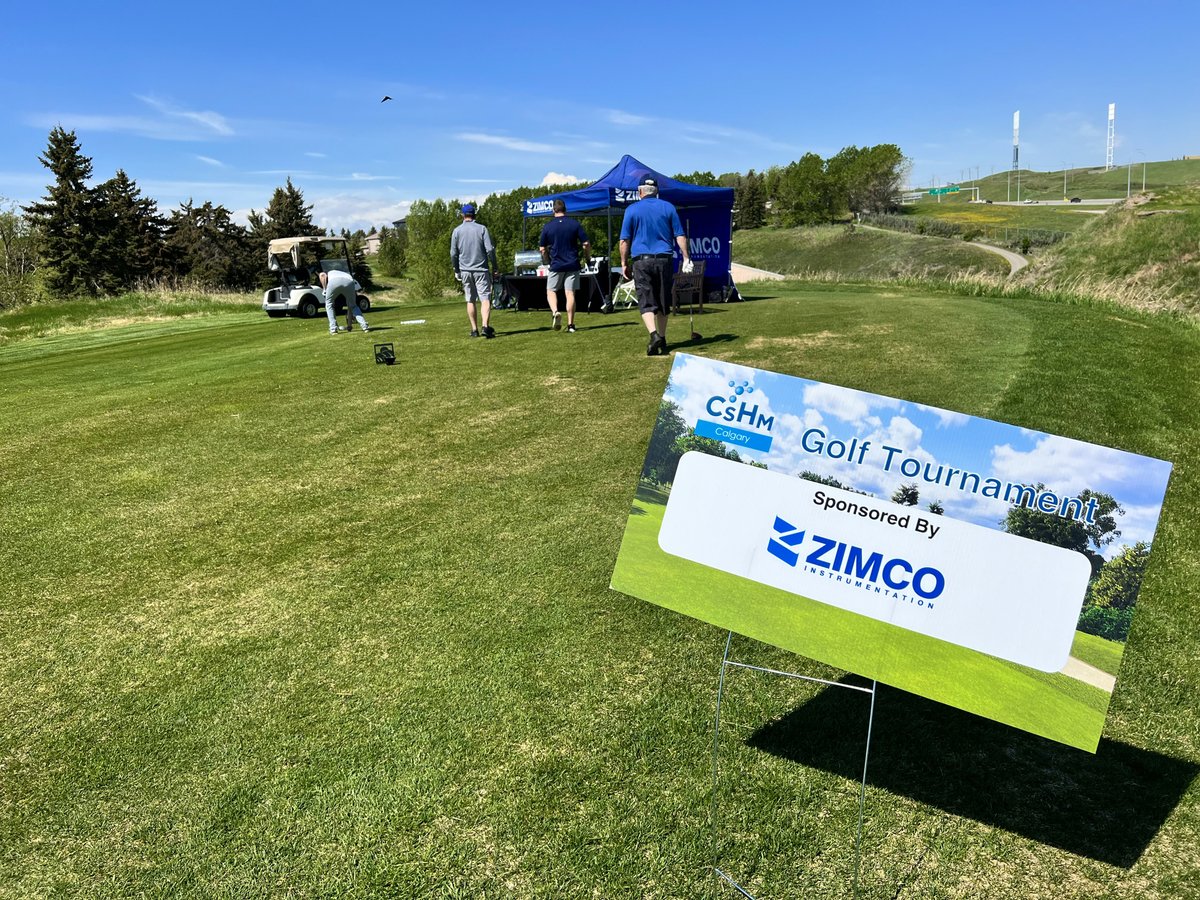 Zimco_Inst's tweet image. We are at @HamptonsGolfC for the @CSHM_CGY golf tournament. Great day for golfing and connecting with some of our industry leaders. Find us at hole #18.

#cshm #golf #tournament #networking #hydrocarbon #measurements #zimco #instrumentation #hamptonsgolfclub #calgary #CsHm2022