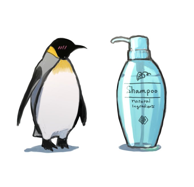 シャンプーボトルの形ってペンギンに似てて可愛いと思う協会を設立します 
