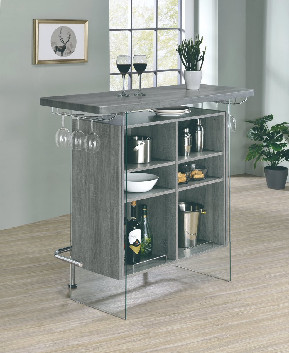 CoasterCompany's tweet image. Now available! Offer your guests a drink on this sleek, modern bar unit. The perfect addition for any home that loves to entertain! Use the store locator to find a Coaster dealer near you. Item # 182631 bit.ly/38KHt8k #barunit #entertainment #homedecor