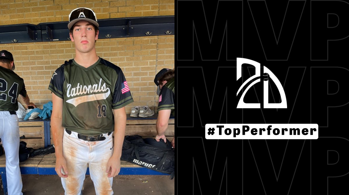2DsportsbsbPOG's tweet photo. ⭐️ #TopPerformer ⭐️

Logan Pierre: 2-3, RBI | 4.0IP, 5K, 0ER

Summer team: Nationals
#Hubcityclassic

⁦@2DsportsMS⁩ https://t.co/qe2UJBQYu2