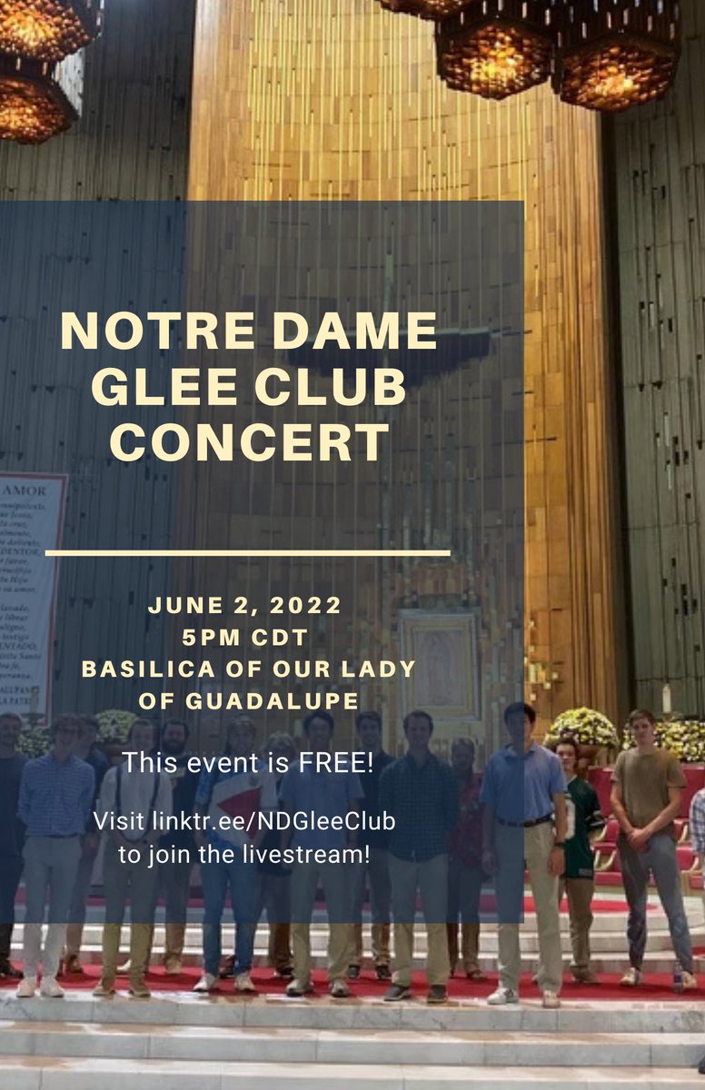 We have a concert TONIGHT at the Basilica of Our Lady of Guadeloupe in Mexico City! Join us at 5 PM CDT in the beautiful basilica or via the livestream linked in our bio! 🍀🎶 <a href="/inbguadalupe/">Basílica Guadalupe</a>