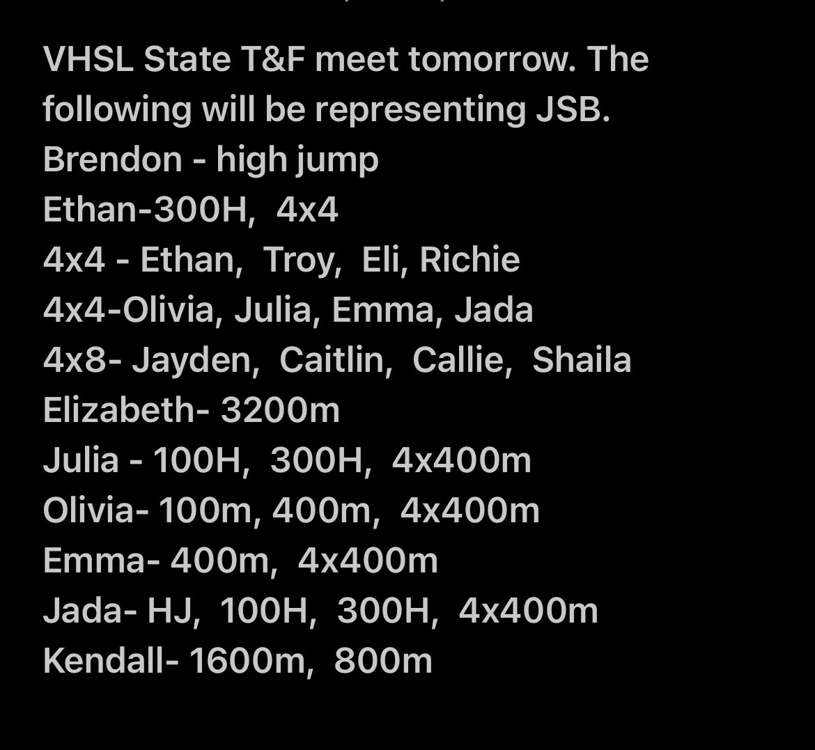 JSB Track & Field tweet media