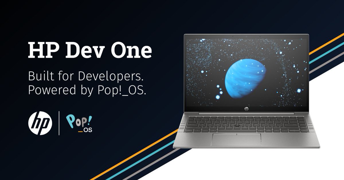 pop_os_official's tweet image. System76 has collaborated with @HP to bring Pop!_OS to a wider audience! The HP Dev One comes with Pop!_OS preinstalled and fast components like an 8-Core AMD RyzenTM 7 APU to help you complete development in a flash! Find out more: hpdevone.com