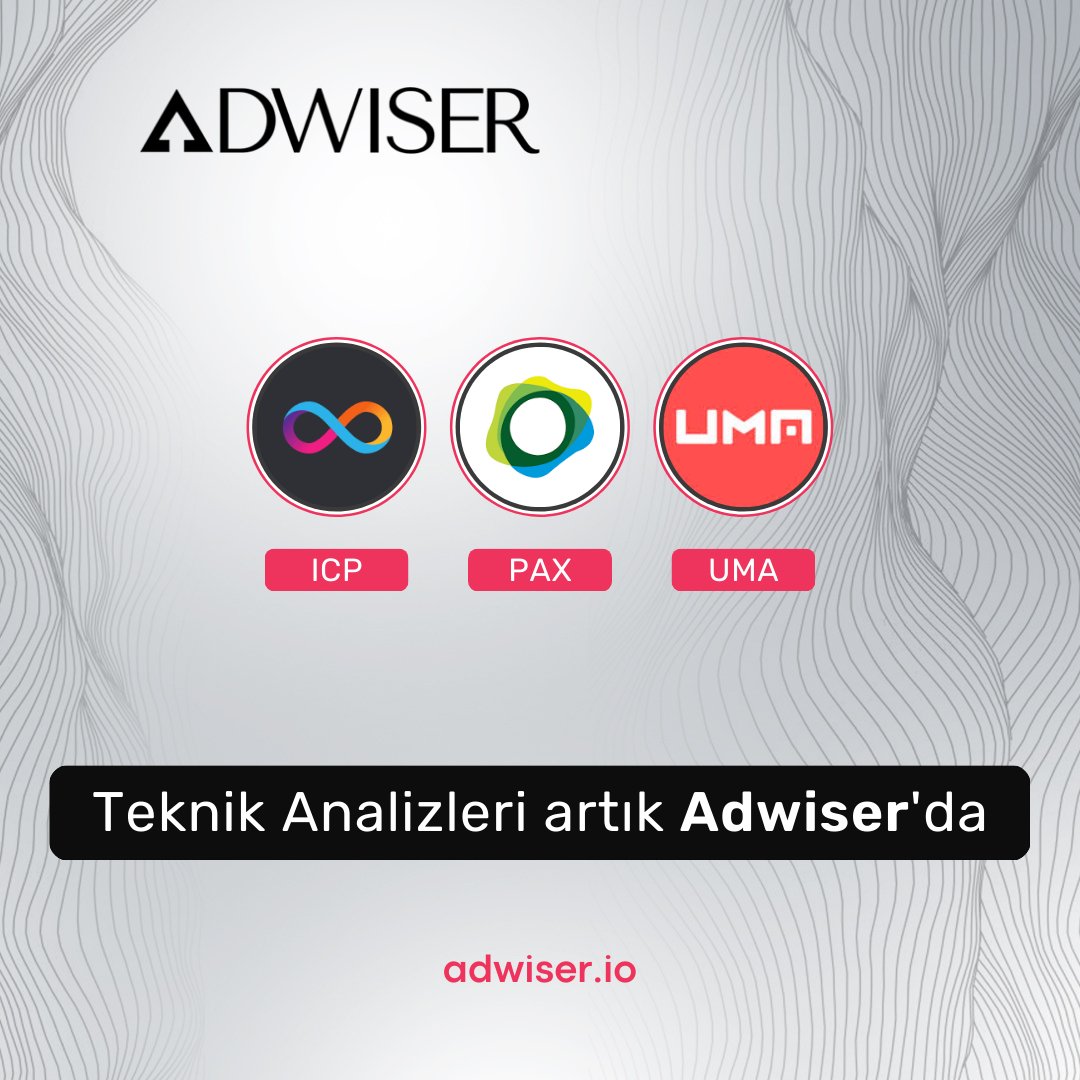 adwiserio's tweet photo. 📌 Artık kripto paraların teknik analizini yapmak için saatlerinizi ayırmanız gerekmiyor. Çünkü #Adwiser var.

👉Üye olun, tek tıkla Internet Computer #ICP, Paxos Standard #PAX ve #UMA dahil yüzden fazla kripto paranın teknik analizlerini görüntüleyin.

https://t.co/qDx6wrjgkZ https://t.co/sL111W2Zg3