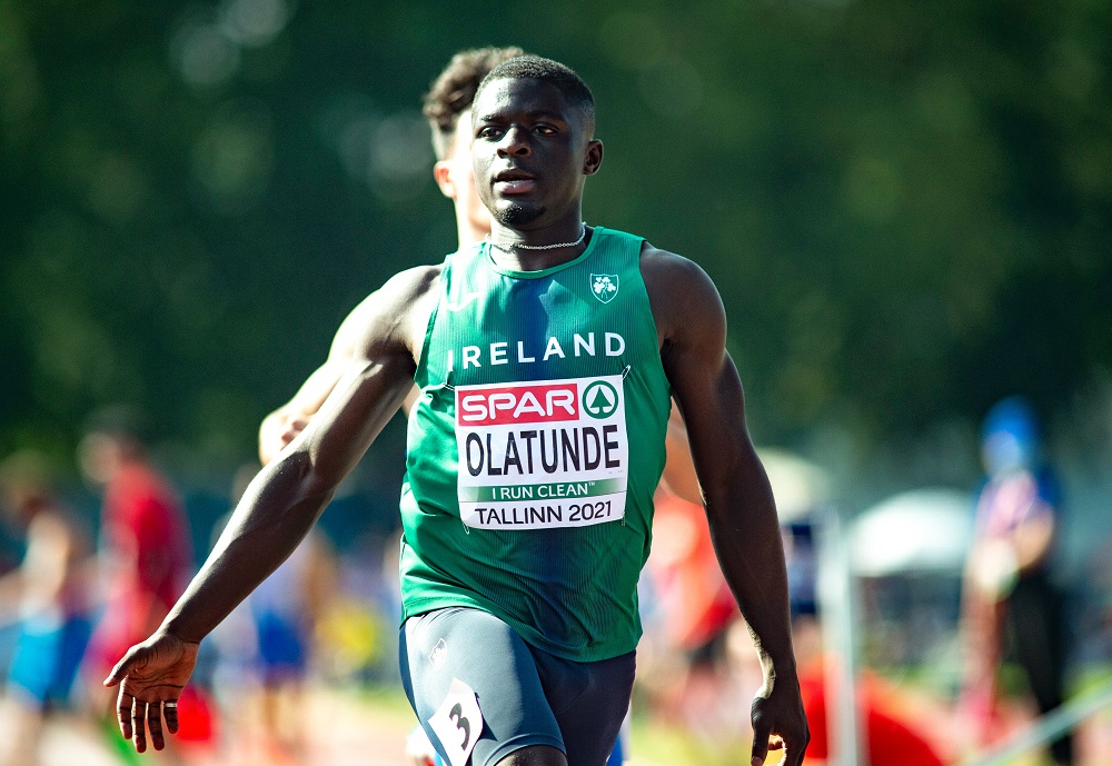 💥NEW U23 100M RECORD FOR ISRAEL OLATUNDE💥

Israel Olatunde (UCD AC) has broken the Irish U23 100m record with a 10.27 at the Raiffeisen Austrian Open meet this evening🤩

The performance moves the UCD sprint star to 3rd Irish all-time list⚡

Result: bit.ly/3NR3jWB