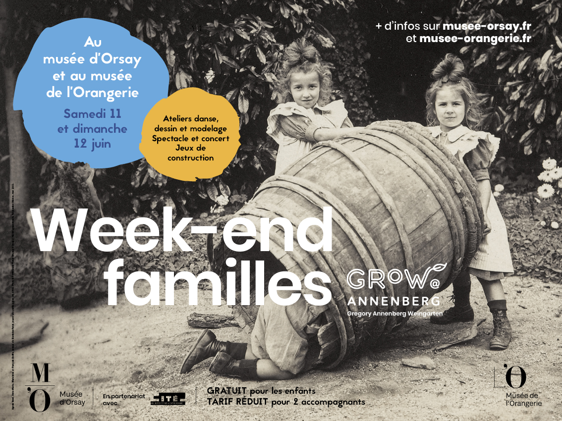 MuseeOrsay's tweet photo. 11 et 12 juin : #WeekEndFamille-GRoW @Annenberg_FDN au musée d'Orsay et au @MuseeOrangerie🎈
Deux jours festifs et créatifs pour (re)découvrir nos musées avec de nombreuses animations pour petits et grands !
Le thème à Orsay "Architectes de demain".
👉https://t.co/ySphNp7132 https://t.co/tjhRbf5vi0