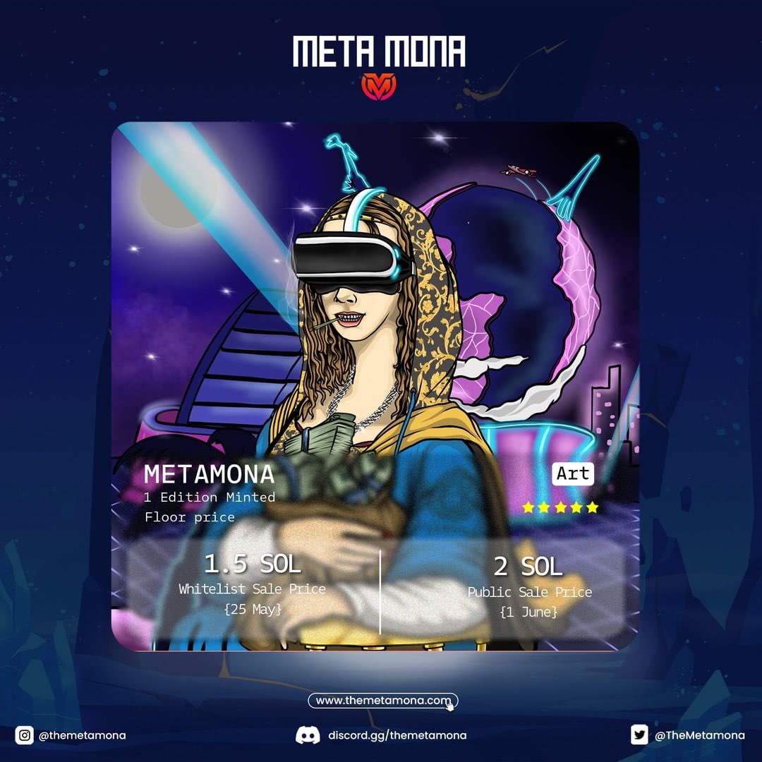 🎉Giveaway Collab:

🔥 x5 <a href="/TheMetamona/">The MetaMona</a> WL
🔥 x5 <a href="/Mythic_Griffins/">Mythical Griffins</a> WL

To Join:
1⃣ Follow <a href="/Mythic_Griffins/">Mythical Griffins</a>, <a href="/TheMetamona/">The MetaMona</a> 
2⃣ RT + Tag 3
3⃣ Join Discords + Say which server you're from: discord.gg/d7RTukHQ4M, discord.gg/themetamona
