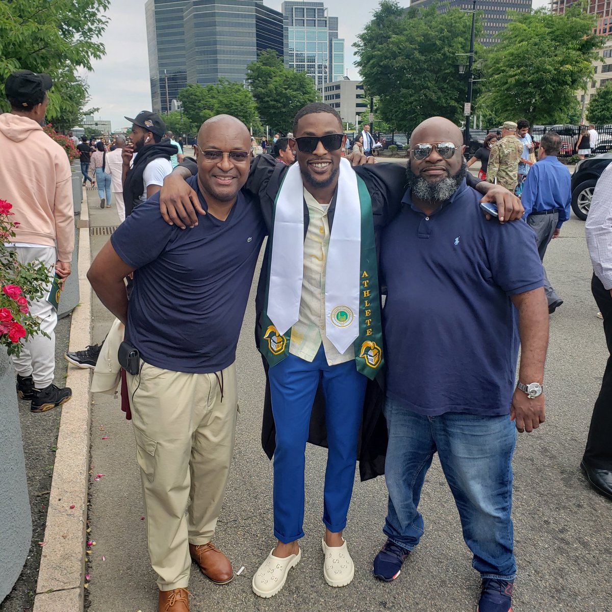 NJCUMBB (@njcumbb) on Twitter photo Today, Denzel Banks @fundz_ybm received his BS in Global Business from New Jersey City University! Head Men's Basketball Coach Marc Brown and Assistant Coach Ray Jean-Paul <a href="/coachray908/">Raymond Jean-Paul</a> were in attendance! #njcu #njcumensbasketball #knightup #rollknights #jerseycitysteam Today, Denzel Banks @fundz_ybm received his BS in Global Business from New Jersey City University! Head Men's Basketball Coach Marc Brown and Assistant Coach Ray Jean-Paul <a href="/coachray908/">Raymond Jean-Paul</a> were in attendance! #njcu #njcumensbasketball #knightup #rollknights #jerseycitysteam