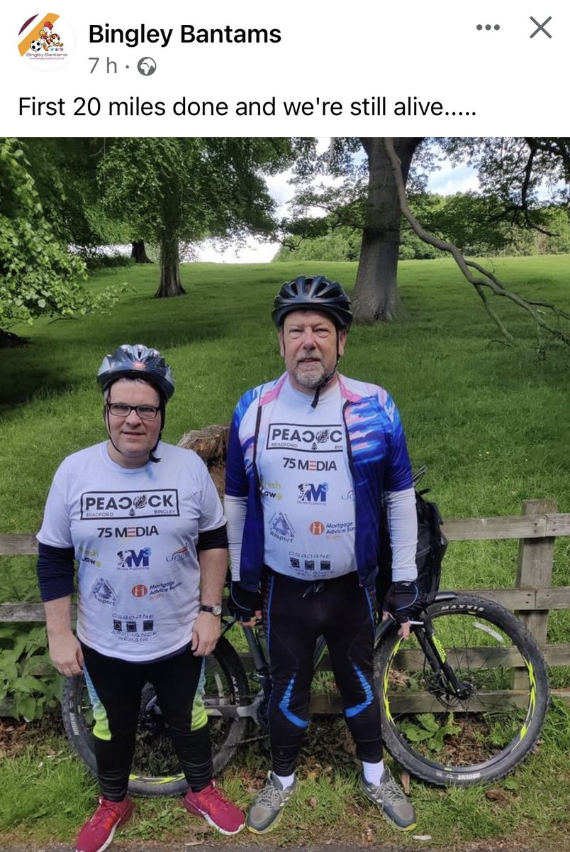 OneinaMillion_'s tweet image. Day 1 under way, well done and thankyou lads! #first20 🚴‍♂️🚴🏻🚴‍♀️💨 👏🏻👏🏻👏🏻 @bingley_bantams @OneinaMillion_