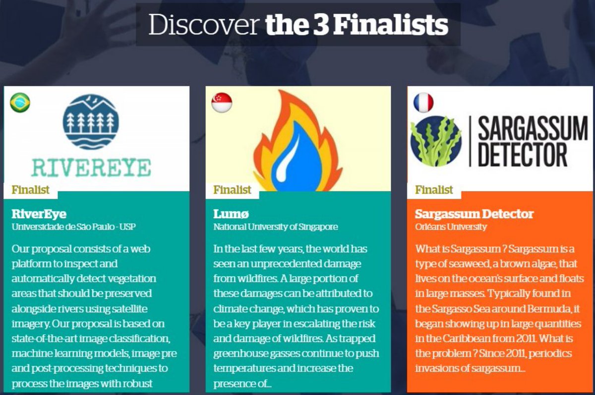 RiverEyeTeam's tweet photo. We are proud to announce that RiverEye reached the top 3 teams on Atos IT Challenge 2022 @AtosITChallenge.
Great job for our members and couches and thanks the Atos team for this opportunity!!!
Cheers!!! 🥳🥳🥳🥳🎊🎊🪅🎉🎉🎉 https://t.co/LsvYWDChfg