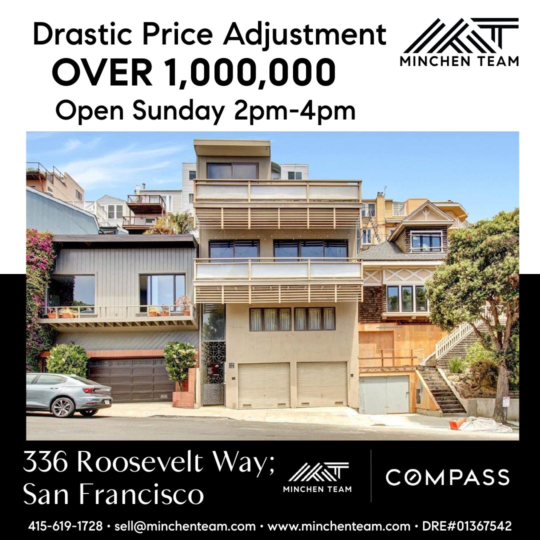 doitsteve's tweet photo. 🚨Drastic Price Adjustment over $1,000,000❗ 🚨 
Exceptional views, exceptional value and exceptional craftsmanship throughout with this 4 bedroom, 3 bathroom property located in Corona Heights. 🏠👉https://t.co/8iWel5pMIM https://t.co/LzLBTmOwox